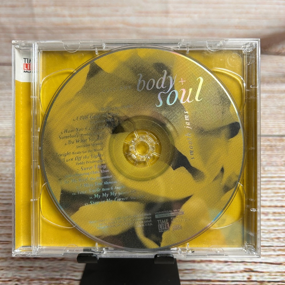 Time Life Body + Soul Smooth Jams 2 CD Set R&B Soul Compilation 1998 MSD2-37270